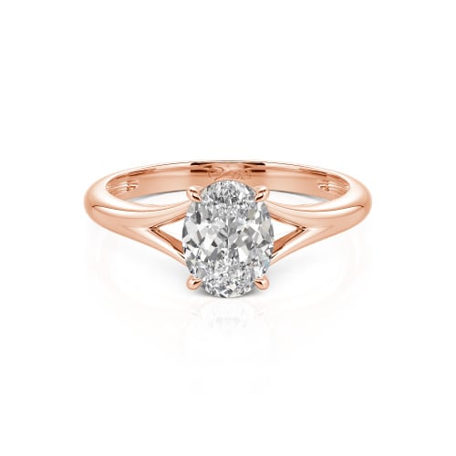 Jeulia Oval Cut Solitaire Ring