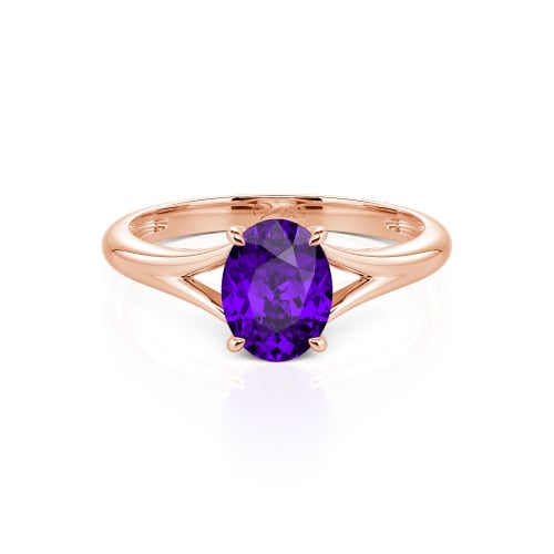 Jeulia Oval Cut Solitaire Ring