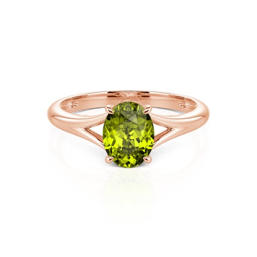 Jeulia Oval Cut Solitaire Ring