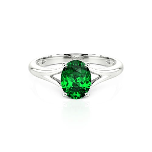 Jeulia Oval Cut Solitaire Ring