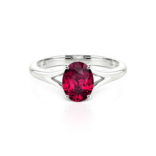 Jeulia Oval Cut Solitaire Ring