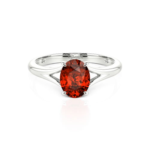Jeulia Oval Cut Solitaire Ring