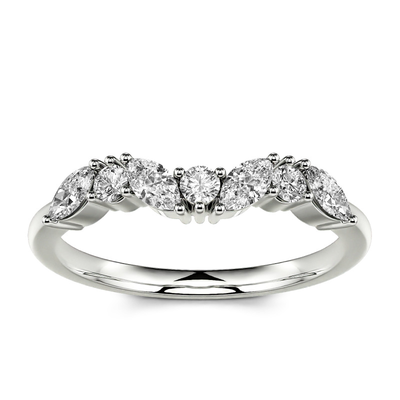 Jeulia Alliance pour femme Bague Argent Sterling Jeulia Jewelry