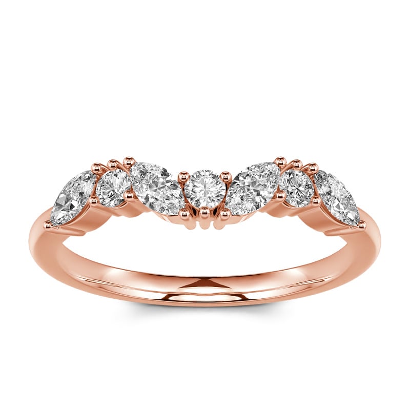 Jeulia Churumbela clásico a en forma de flor de plata de ley