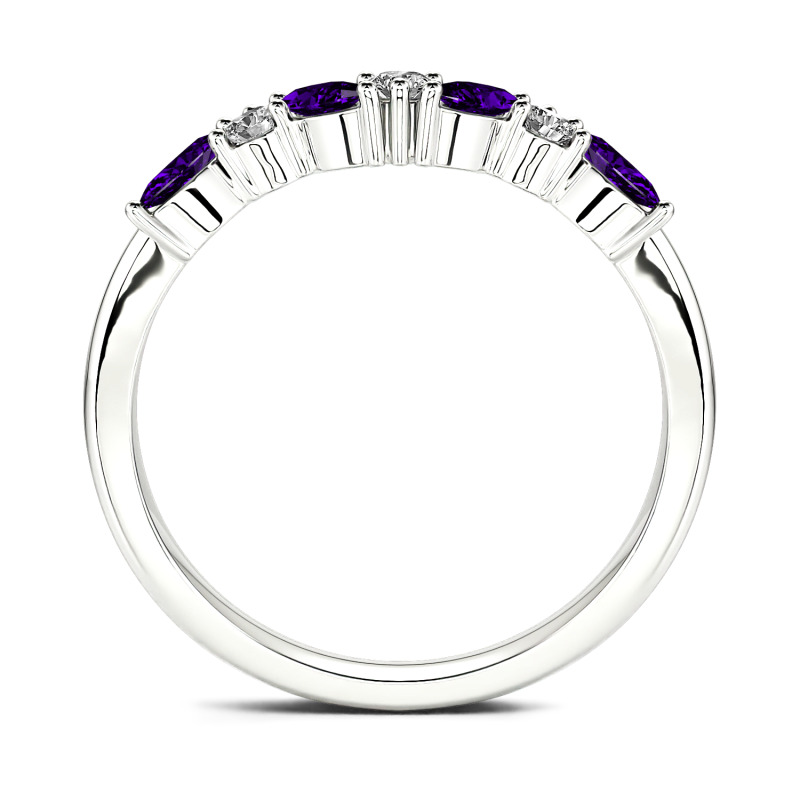 Jeulia Churumbela 10K/14K/18K oro clásico a en forma de flor