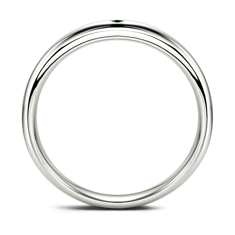 Jeulia Bague classique Coupe Ronde Argent Sterling