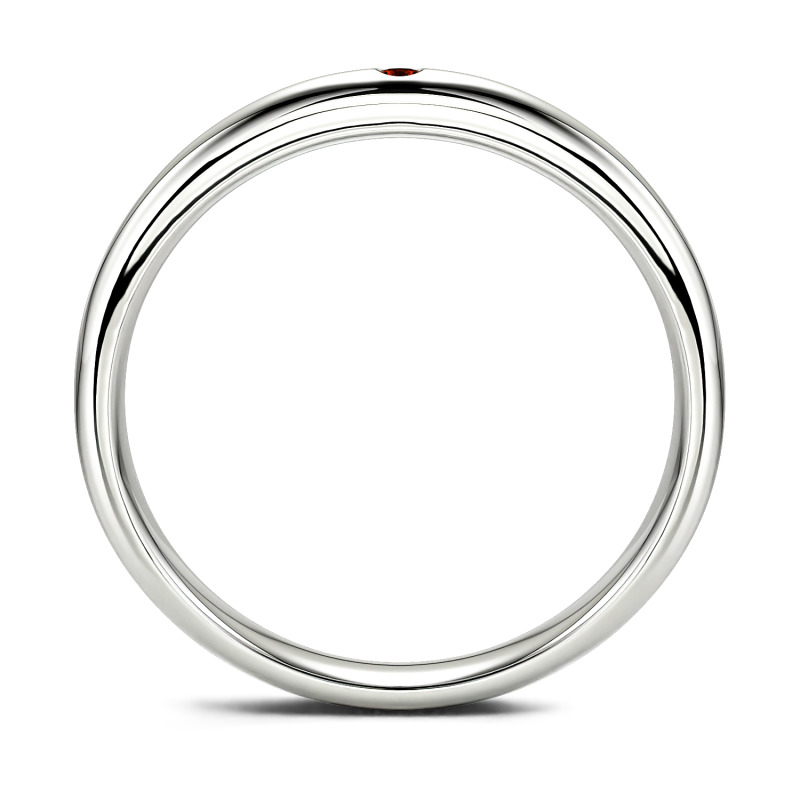 【現金特価】 Jeulia Jewelry Jeulia - Band Classic Silver Sterling Cut Round その他