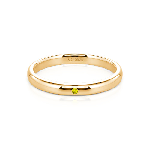 Jeulia Round Cut Classic Band