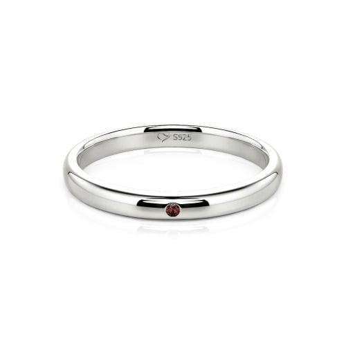Jeulia Round Cut Classic Band