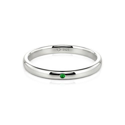 Jeulia Round Cut Classic Band