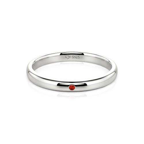 Jeulia Round Cut Classic Band