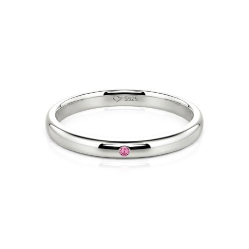 Jeulia Round Cut Classic Band