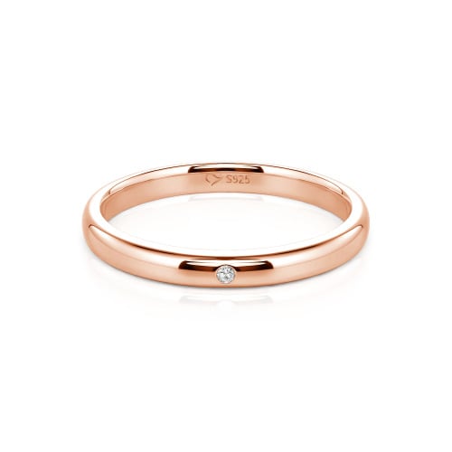 Jeulia Round Cut Classic Band