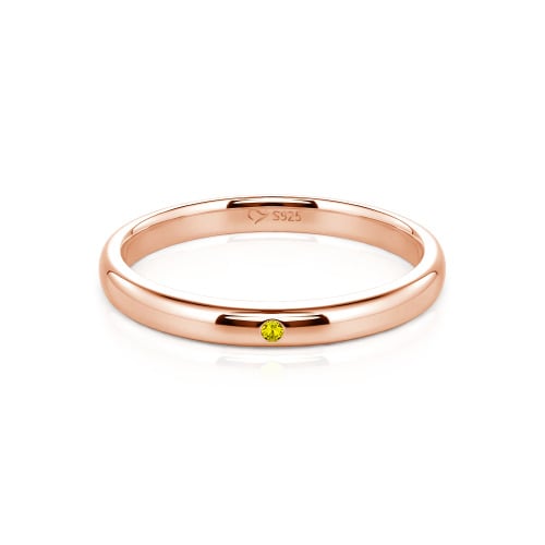 Jeulia Round Cut Classic Band