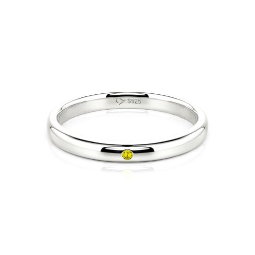 Jeulia Round Cut Classic Band