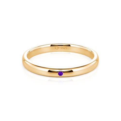 Jeulia Round Cut Classic Band