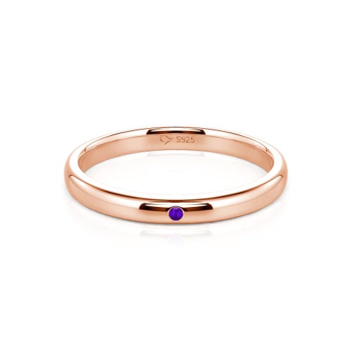 Jeulia Round Cut Classic Band