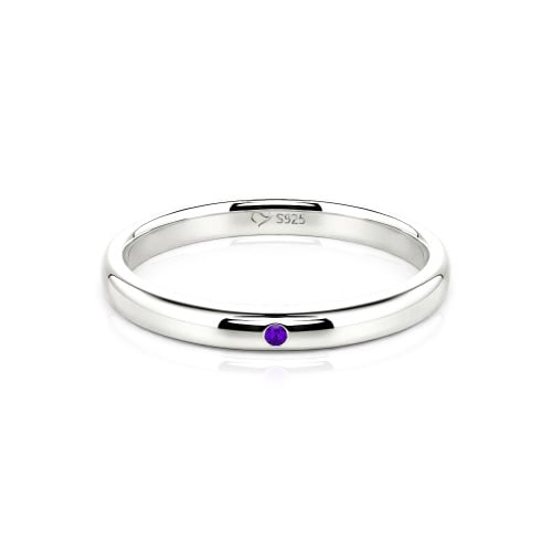 Jeulia Round Cut Classic Band