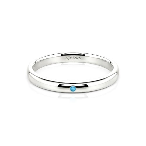 Jeulia Round Cut Classic Band