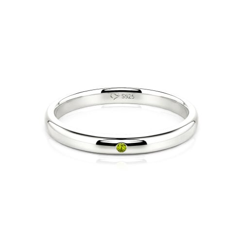 Jeulia Round Cut Classic Band