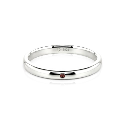 Jeulia Round Cut Classic Band