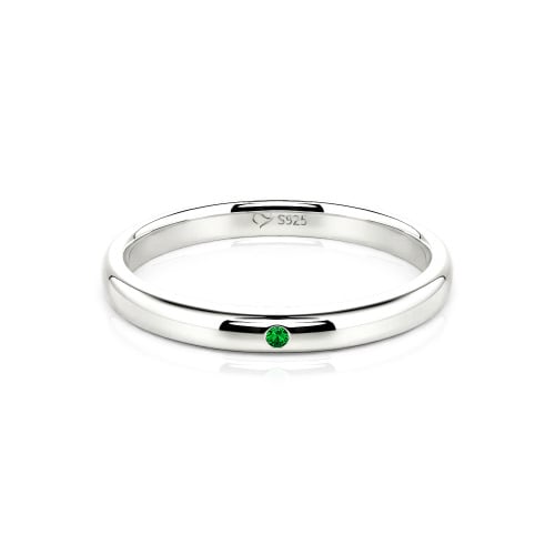 Jeulia Round Cut Classic Band