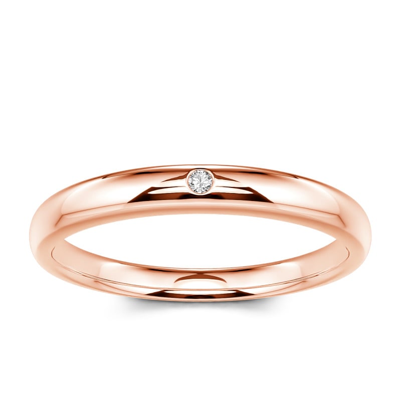 Jeulia クラシック 一粒 シンプル ラウンドカット PG WG YG 10K 14K 18K プラチナ リング