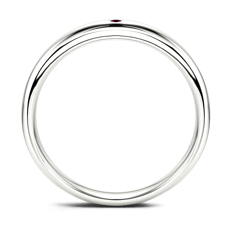 Jeulia Anillo 10K/14K/18K oro clásico de corte redondo