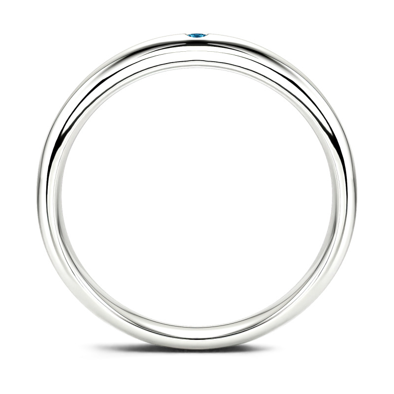 Jeulia Anillo 10K/14K/18K oro clásico de corte redondo