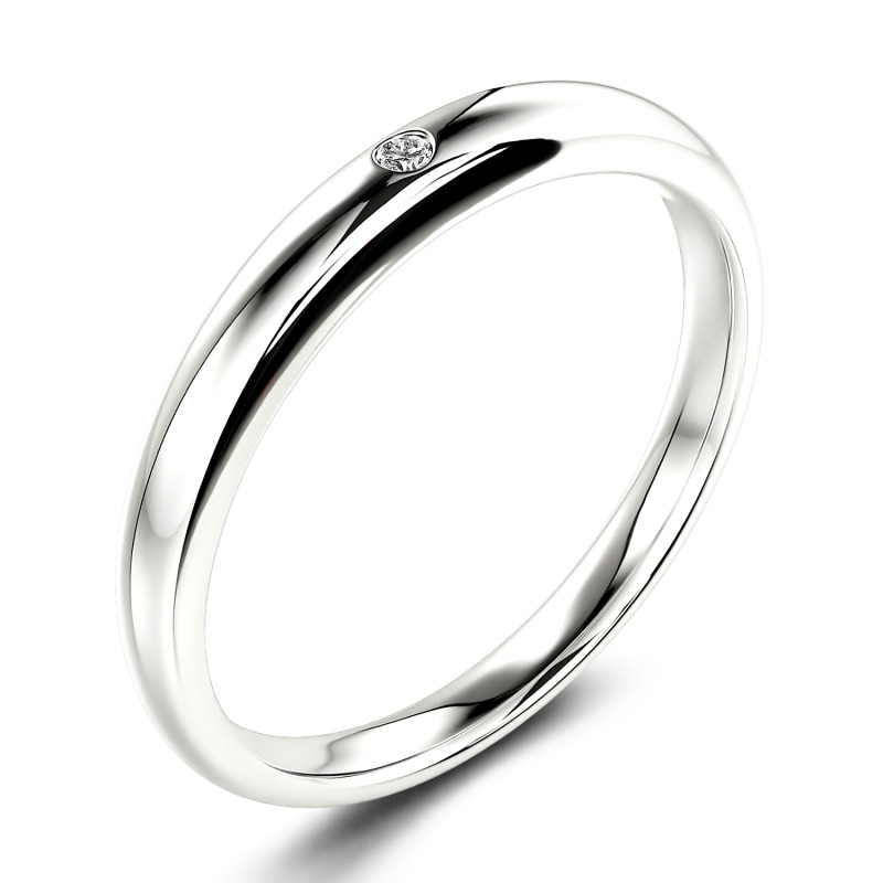 Jeulia da Uomo Moissanite Taglio Smeraldo Classico 10K/14K/18K Oro Platino