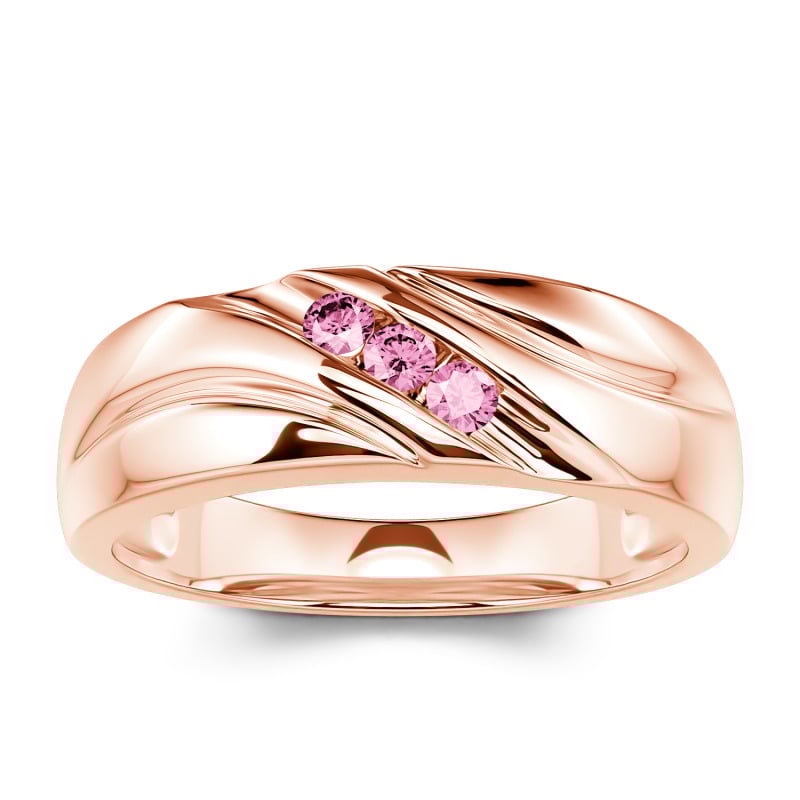 Jeulia per Uomo Moissanite Taglio Smeraldo Classico 10K/14K/18K Oro Platino