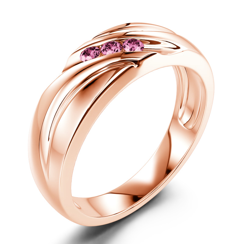 Jeulia per Uomo Moissanite Taglio Smeraldo Classico 10K/14K/18K Oro Platino