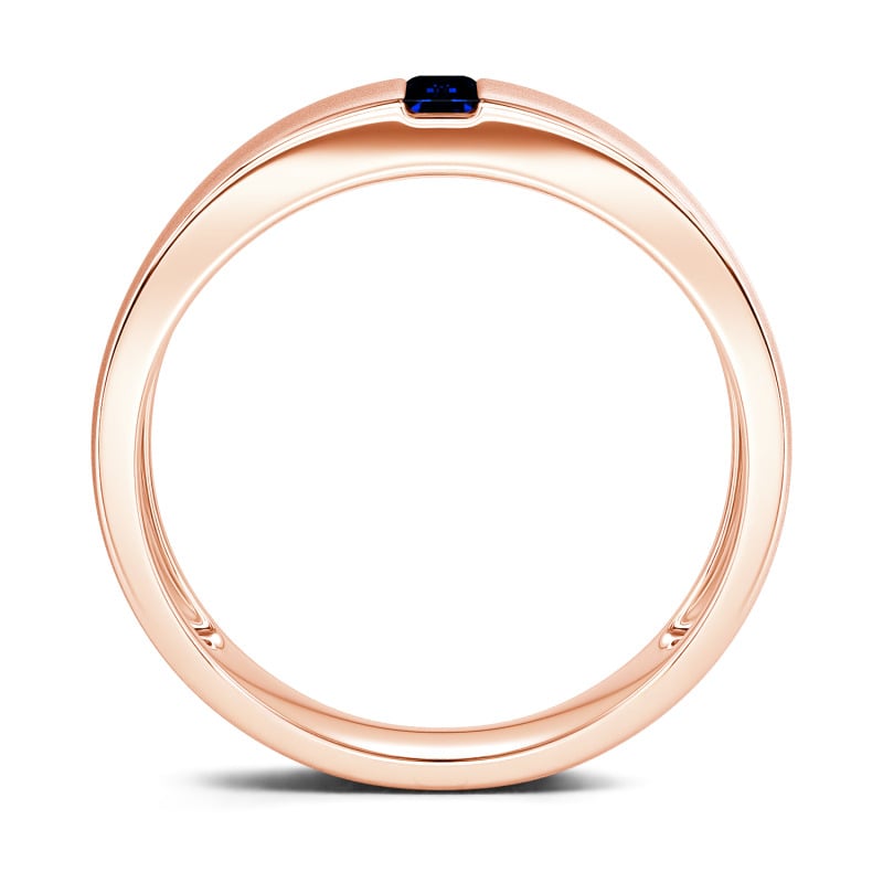 Jeulia per Uomo Moissanite Taglio Smeraldo con 10K/14K/19K Oro Platino