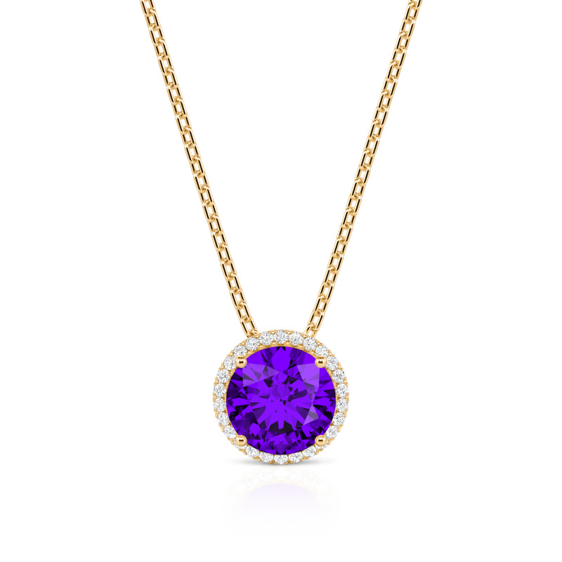 Pendentif Croix En Moissanite 2Ct - Or Jaune Plaqué 14K Sur Argent 925, Longueur 45.7cm, Neuf Sans Emballage