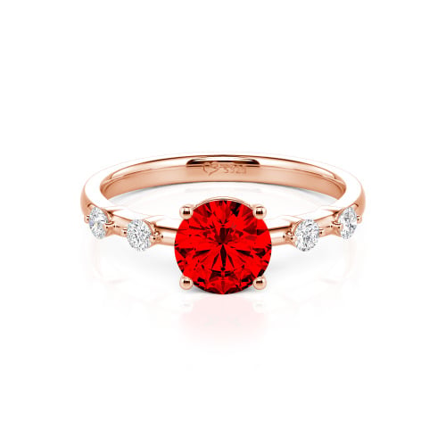 Jeulia Round Cut Ring