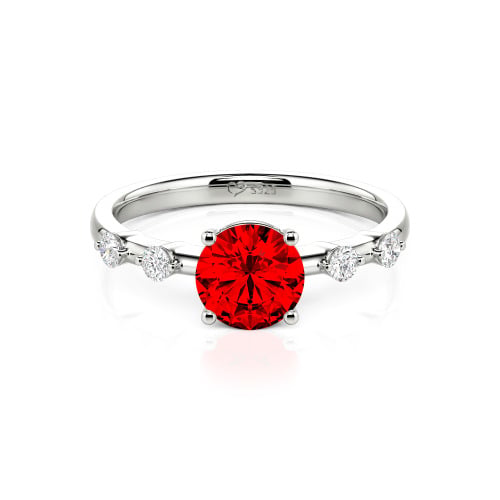 Jeulia Round Cut Ring