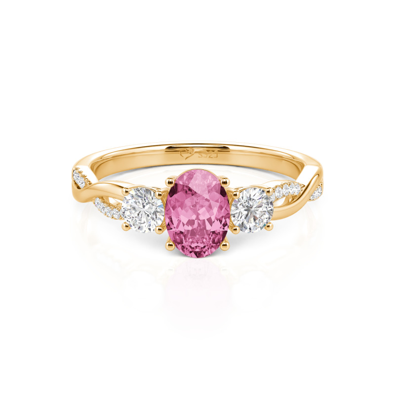 Bague Fiançailles Trois Pierres Moissanite Asscher 2,61 Ct - Plaqué Or Blanc 14k, Taille Modifiable