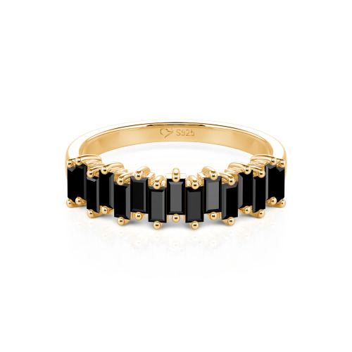 Jeulia Emerald Cut Band