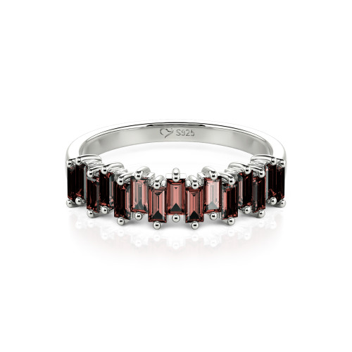 Jeulia Emerald Cut Band