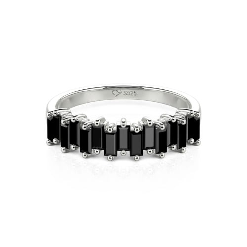 Jeulia Emerald Cut Band