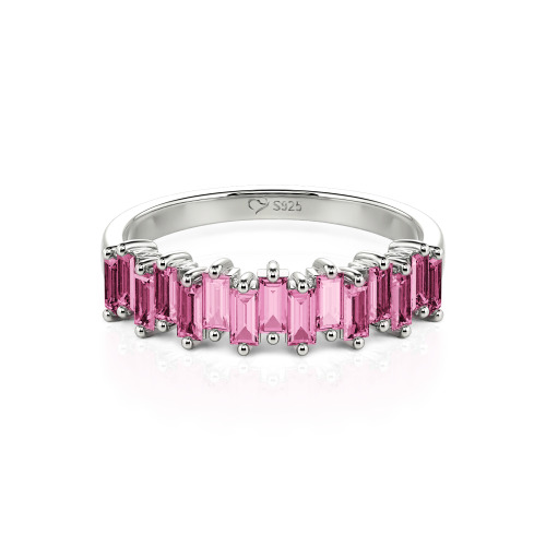 Jeulia Emerald Cut Band