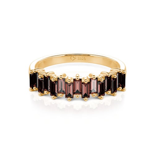 Jeulia Emerald Cut Band