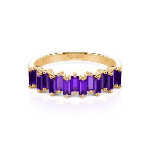Jeulia Emerald Cut Band