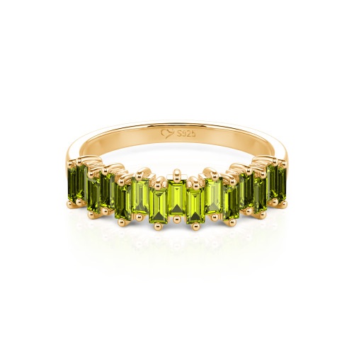 Jeulia Emerald Cut Band