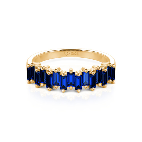 Jeulia Emerald Cut Band