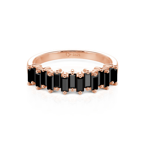 Jeulia Emerald Cut Band