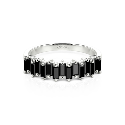 Jeulia Emerald Cut Band