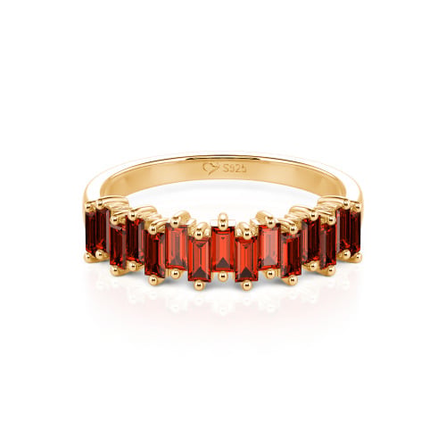 Jeulia Emerald Cut Band