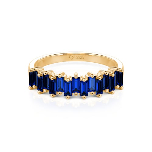 Jeulia Emerald Cut Band