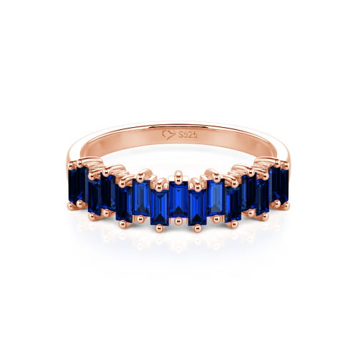 Jeulia Emerald Cut Band